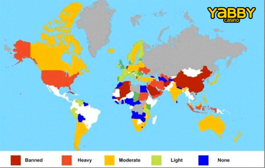 Is the Yabby Сasino legal and in which countries?